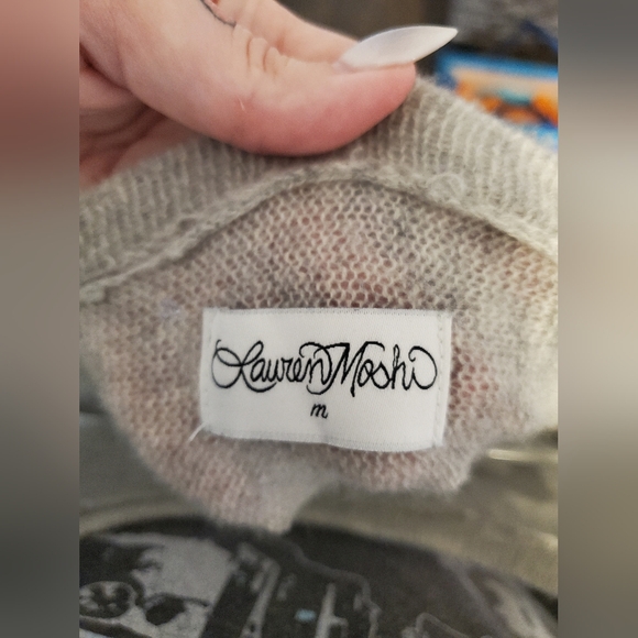 Lauren Moshi Hollis I'm A Mess Cashmere Sweater - Picture 12 of 12